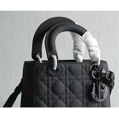 small lady dior bag black
